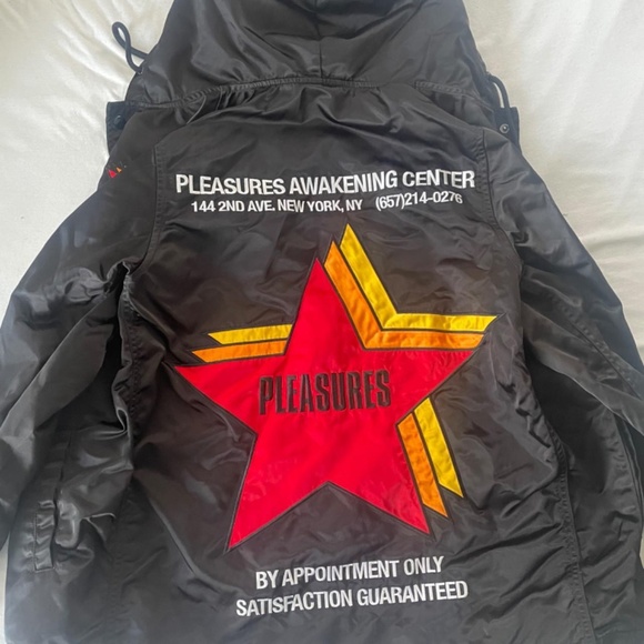 Pleasures Berlin satin jacket (S) - Picture 1 of 3